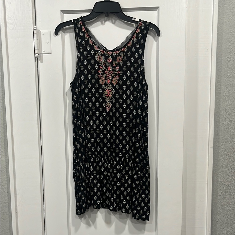 Black Sleeveless Sheath Mini Dress for Cocktail